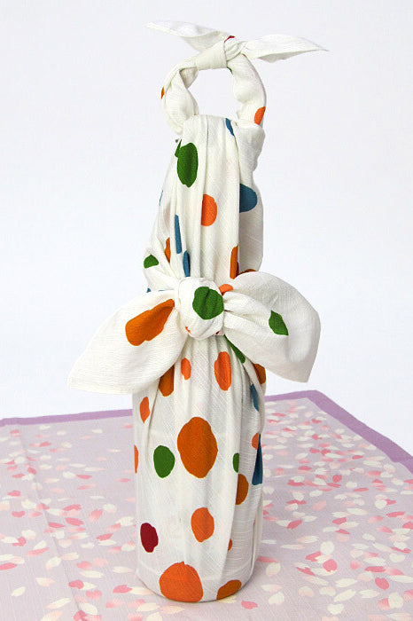 Dot Furoshiki Wrapping Cloth Wh