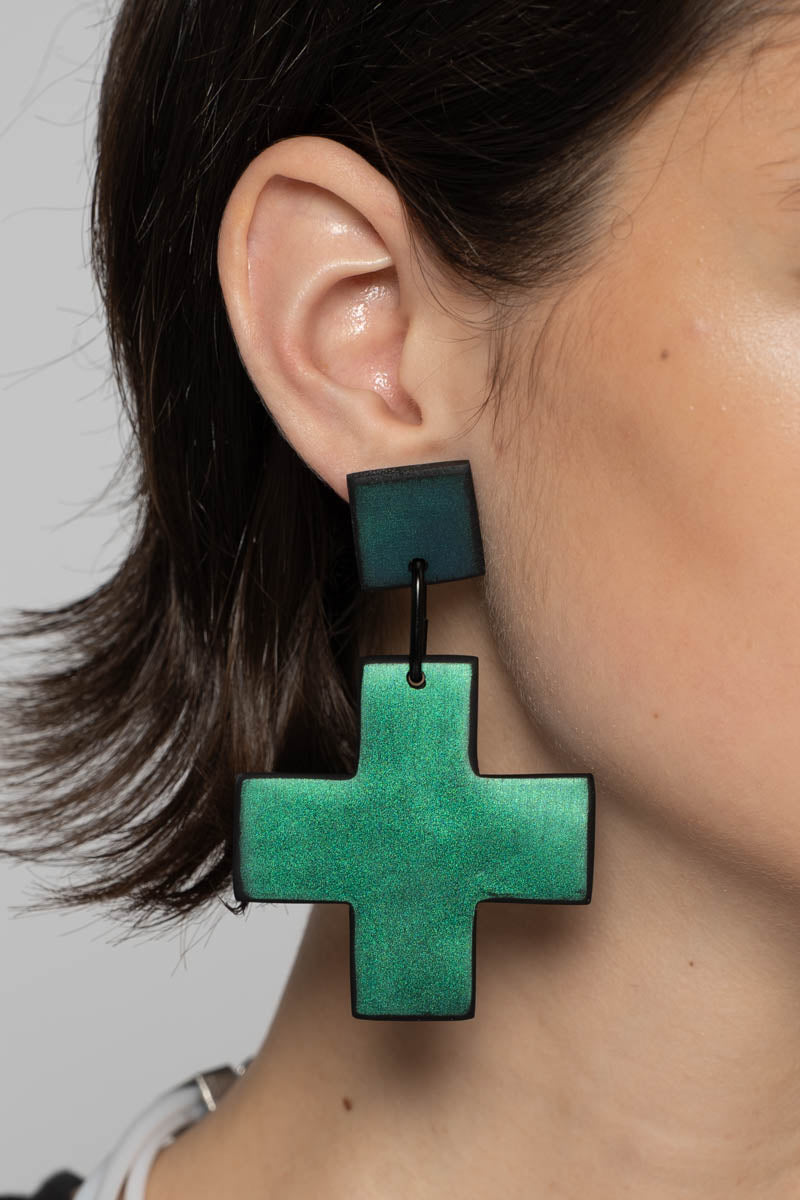 XO Earrings Teal