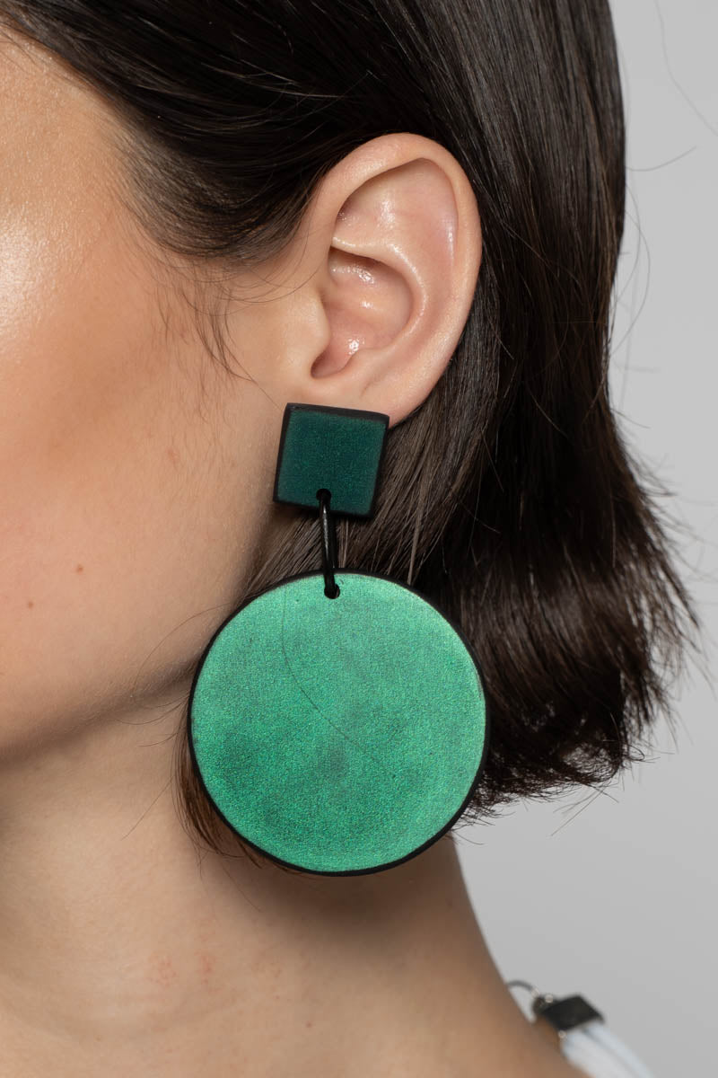 XO Earrings Teal