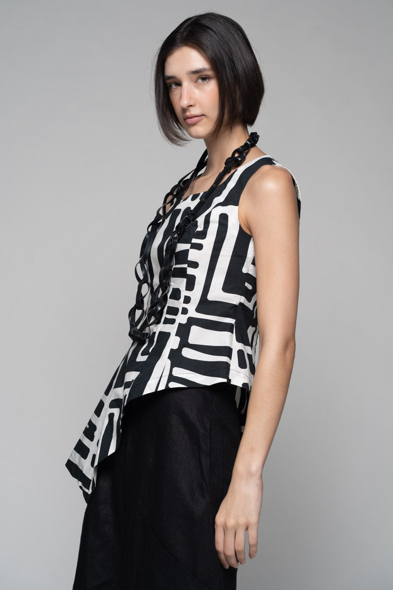 Crossroads Asym Top BW