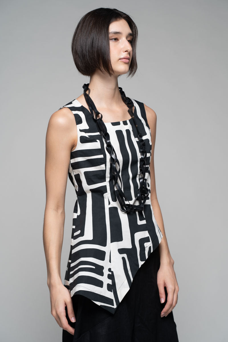 Crossroads Asym Top BW