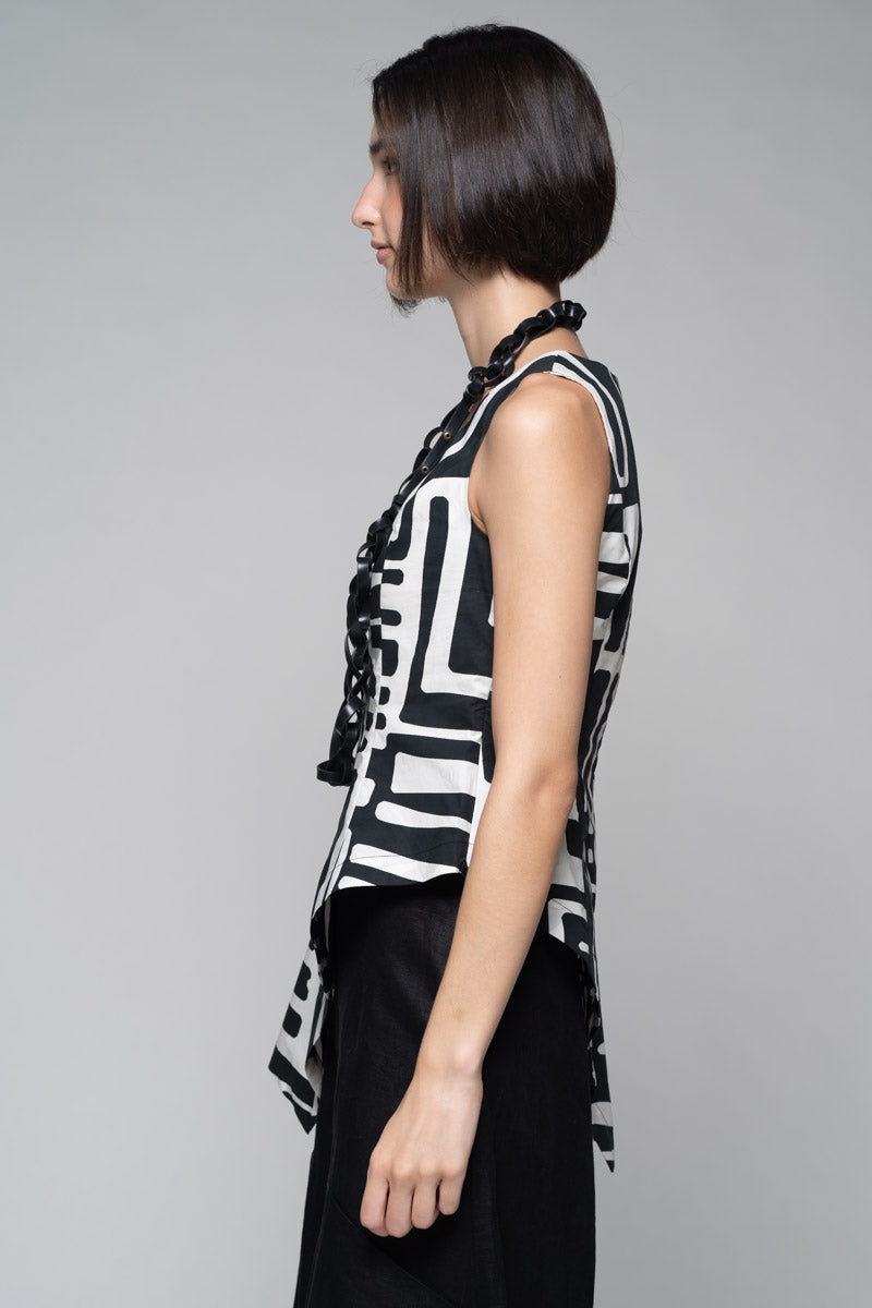Crossroads Asym Top BW