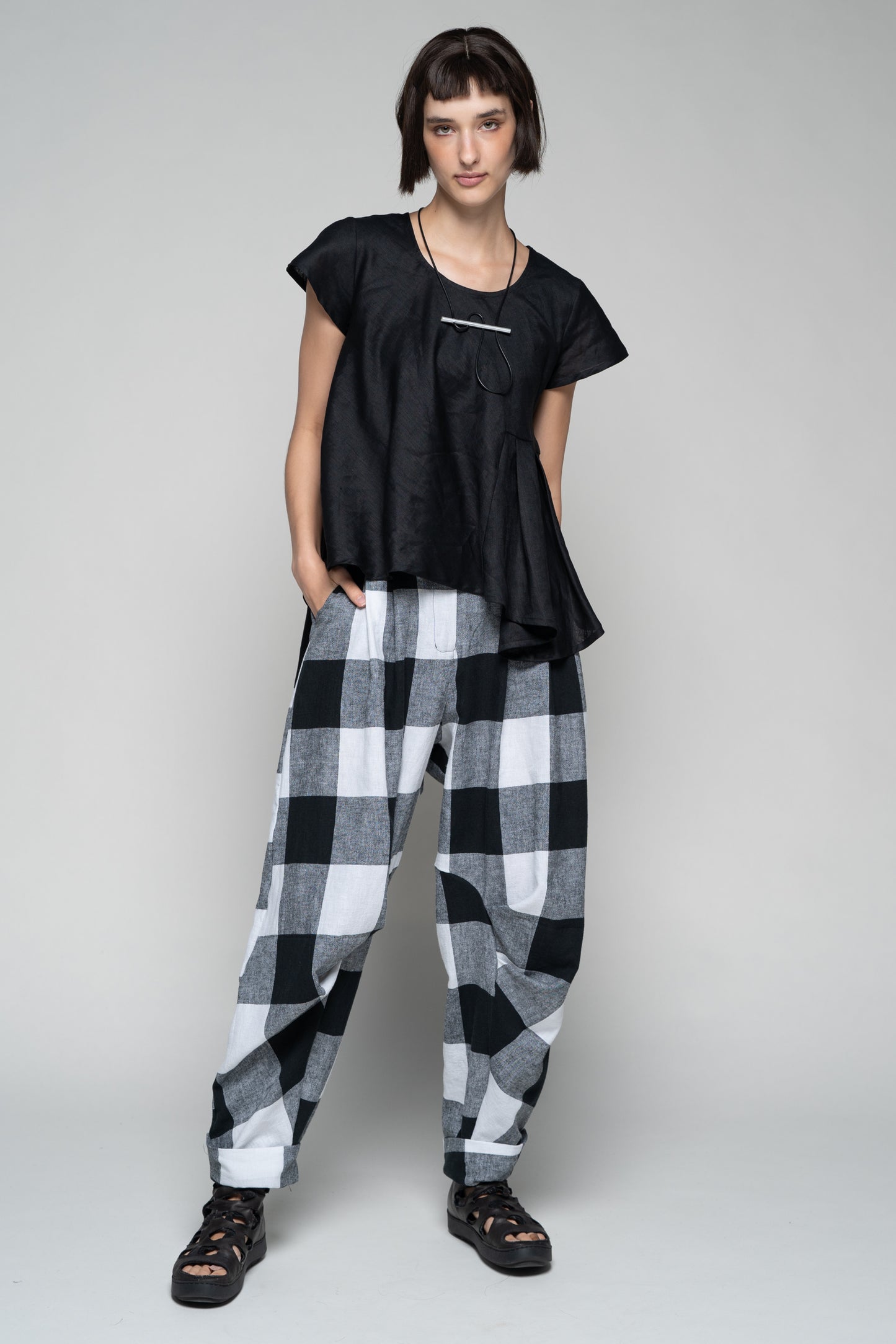 Okina Pants Blk