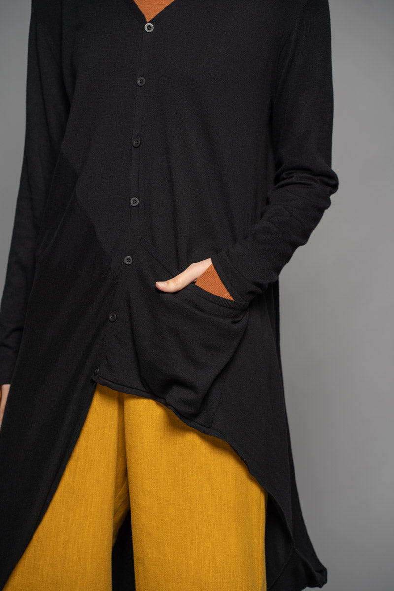 Star Finder Cardi Black