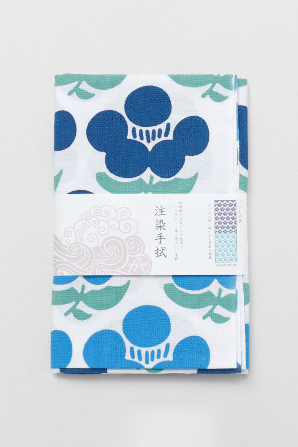 Kokeshi Tenugui Tea Towel BL