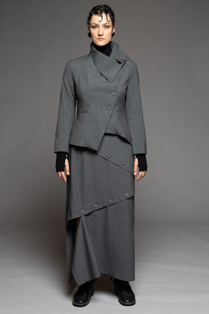 Cheku Skirt Grey