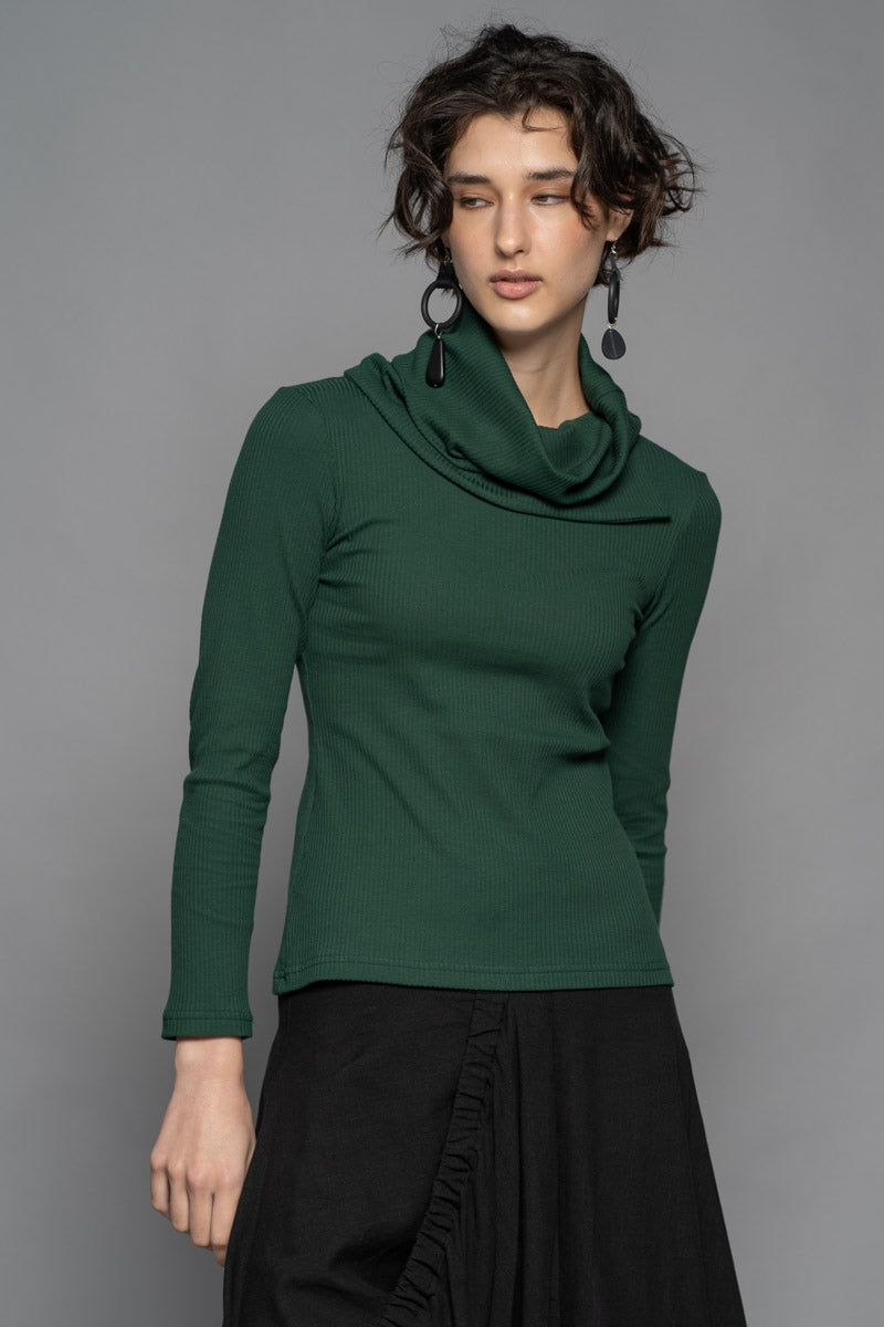 Hotaru Neck Top Pine