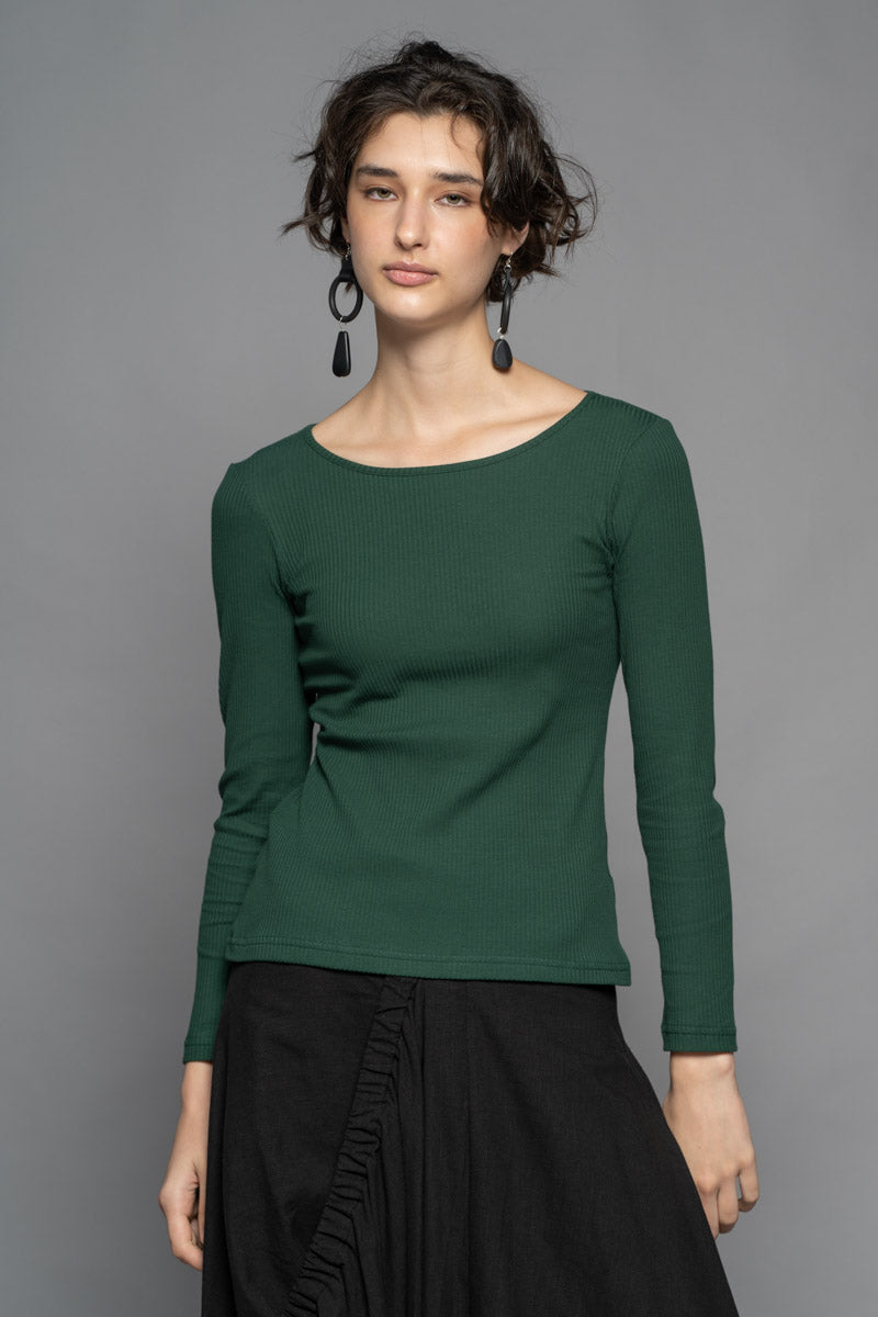 Hotaru Neck Top Pine