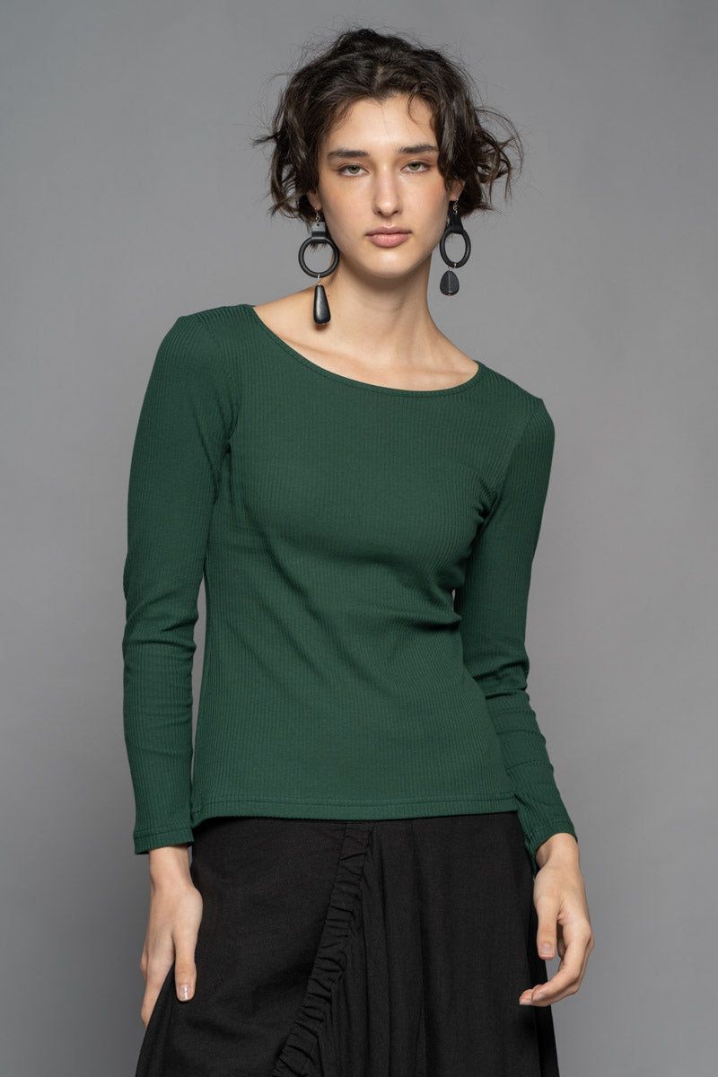 Hotaru Neck Top Pine