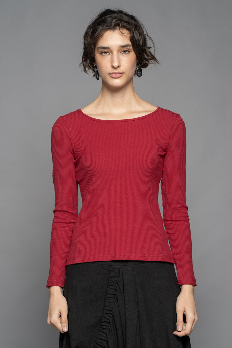 Hotaru Neck Top Berry
