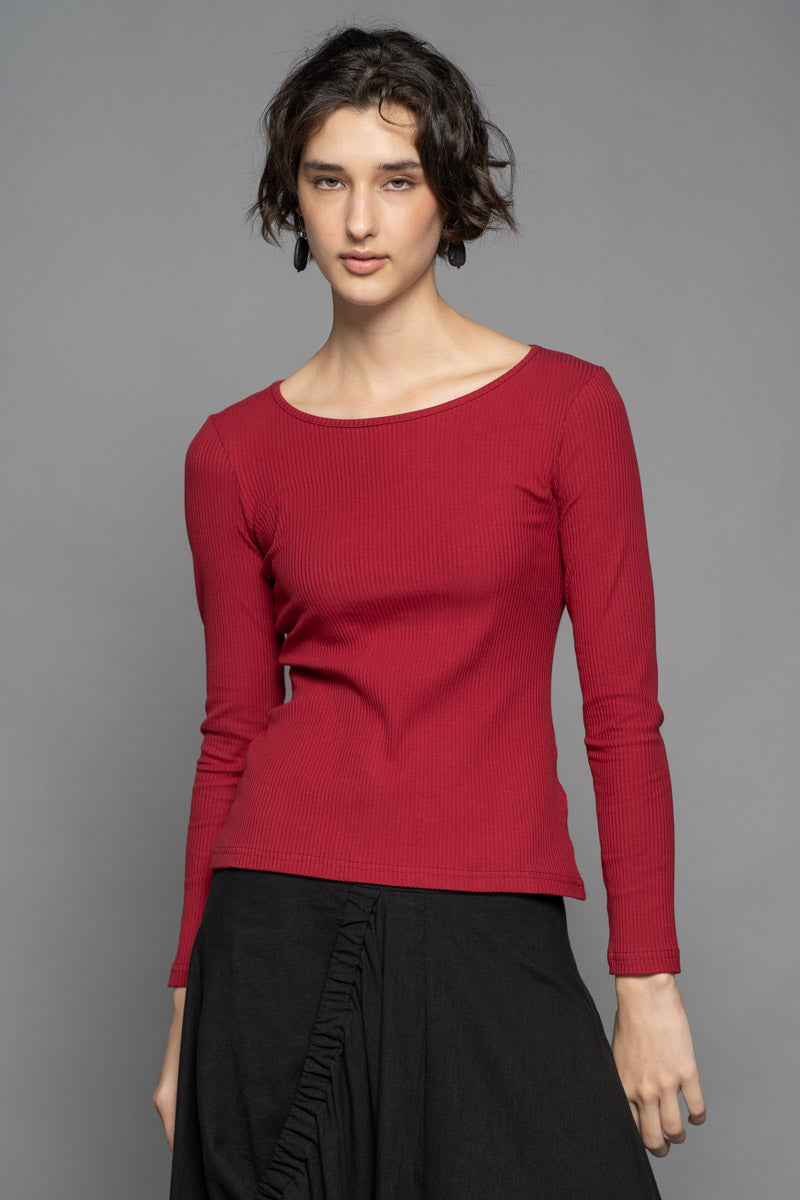 Hotaru Neck Top Berry