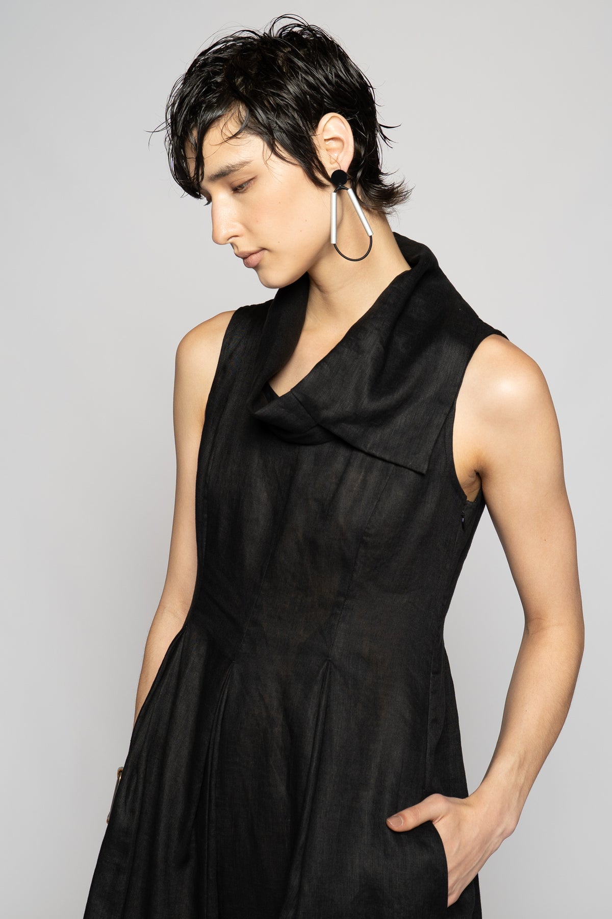 Halo Dress Black