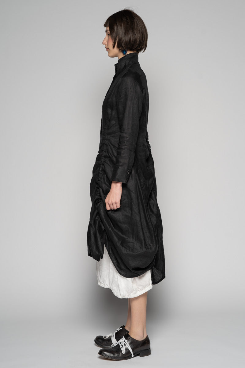Sabi Gather Dress Blk