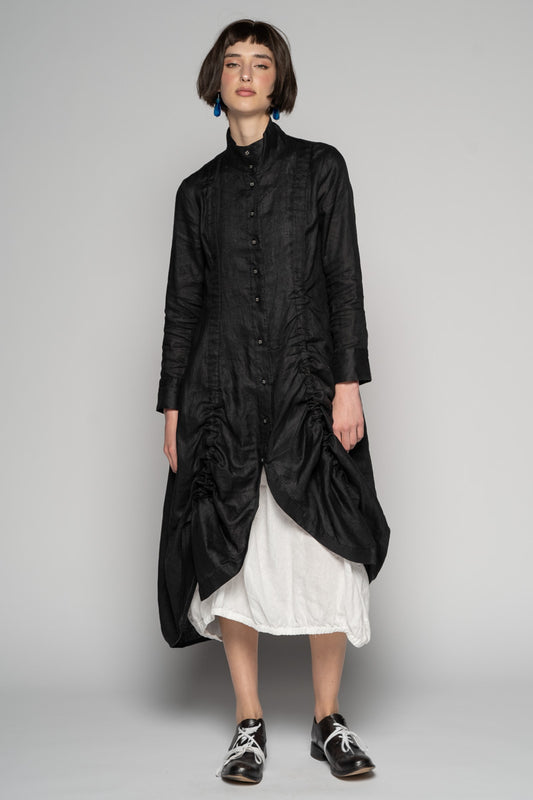 Sabi Gather Dress Blk