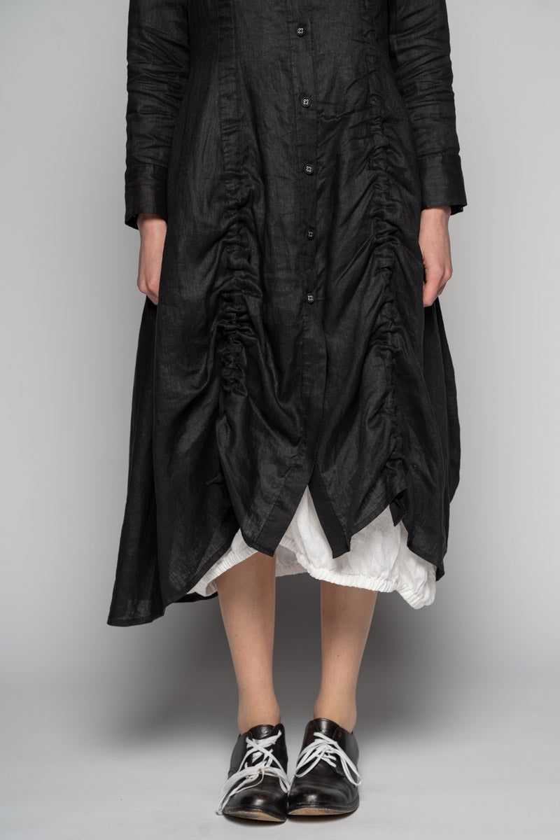 Sabi Gather Dress Blk