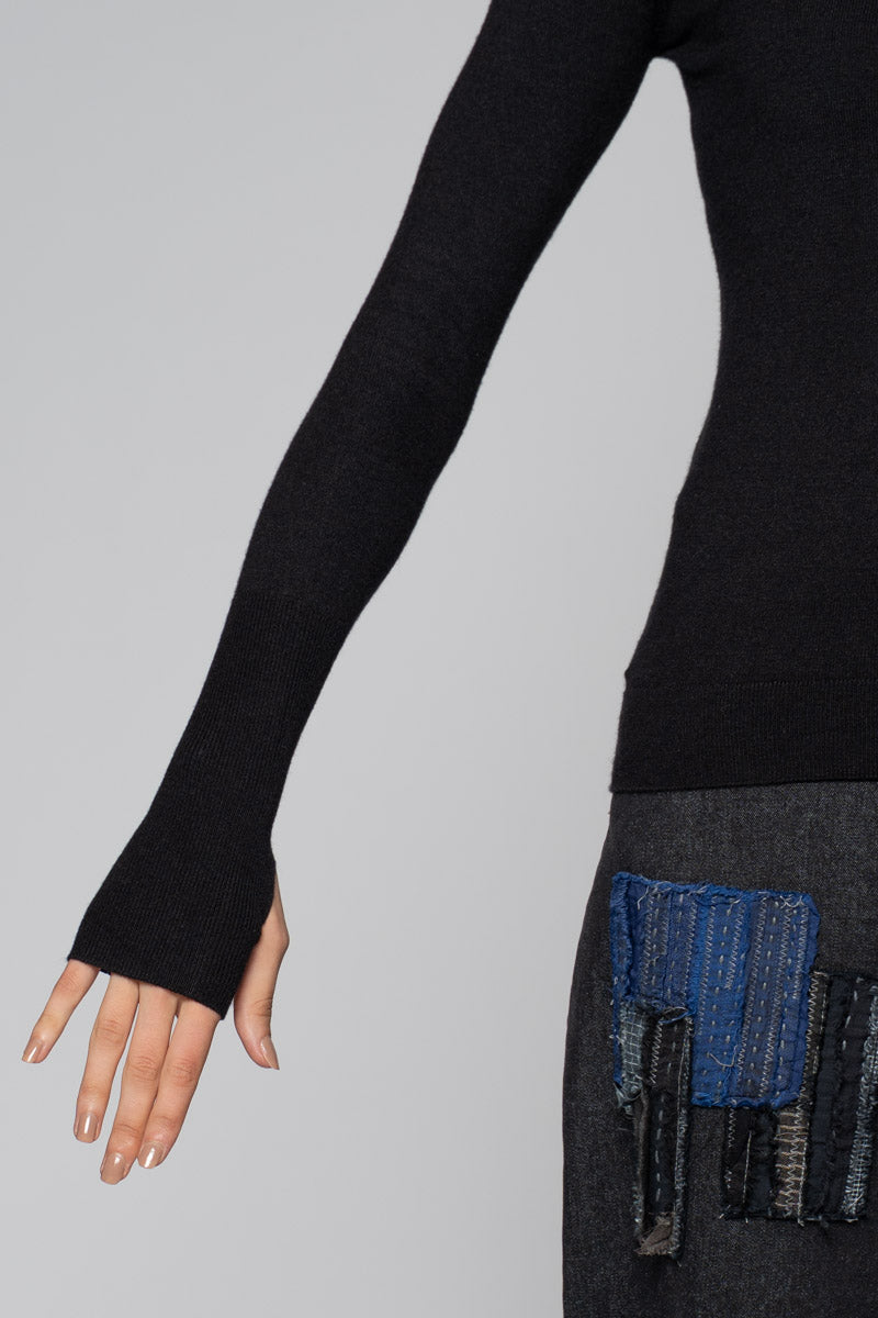 Sayuri High Neck Blk