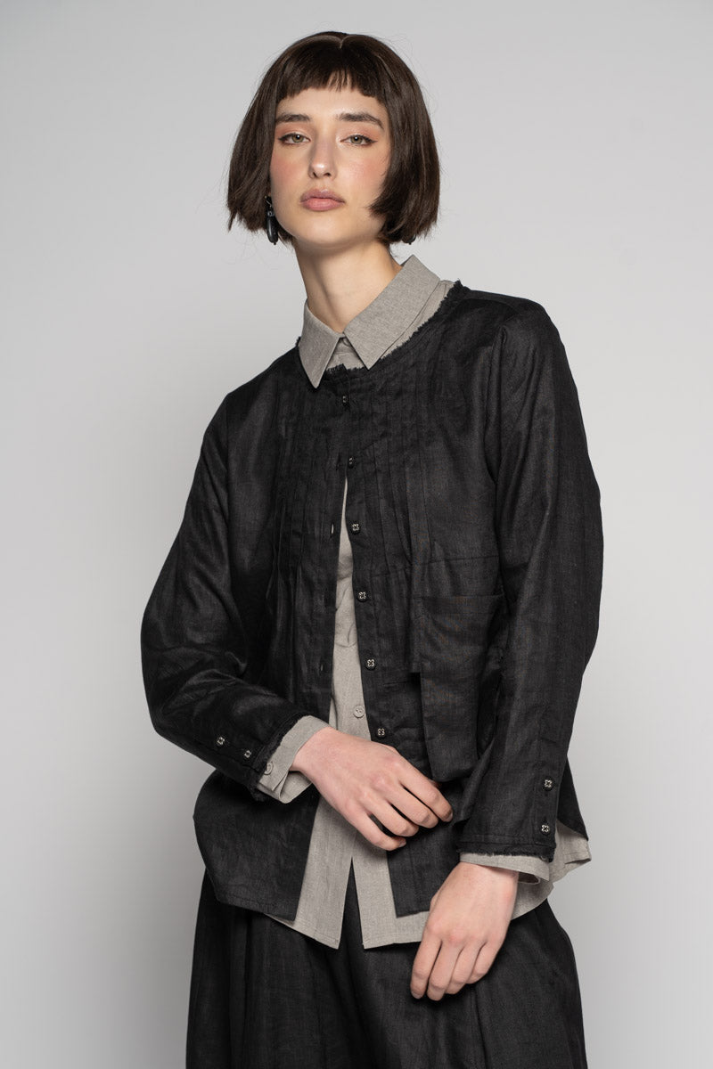 Sabi Tuck Shirt Blk