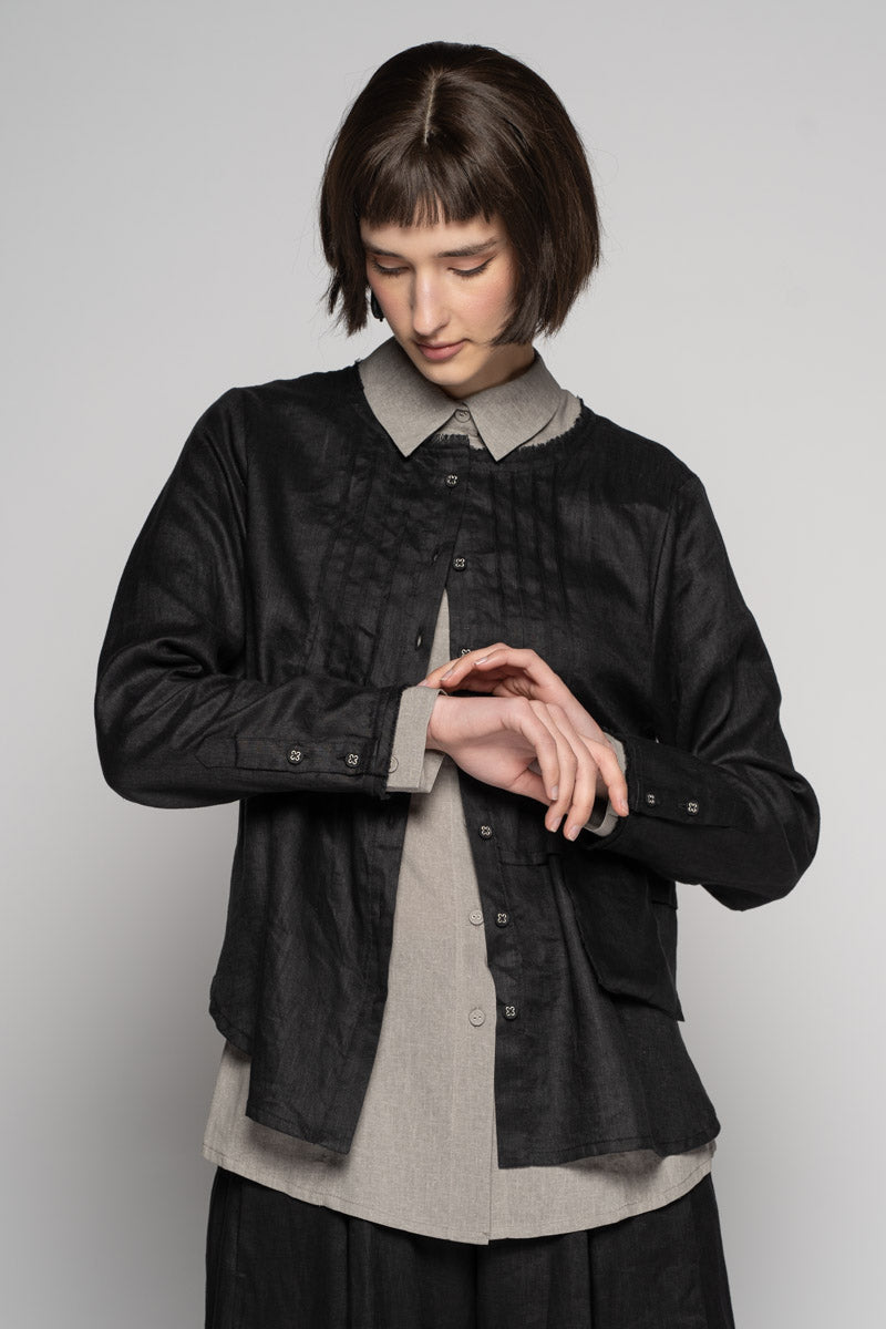 Sabi Tuck Shirt Blk