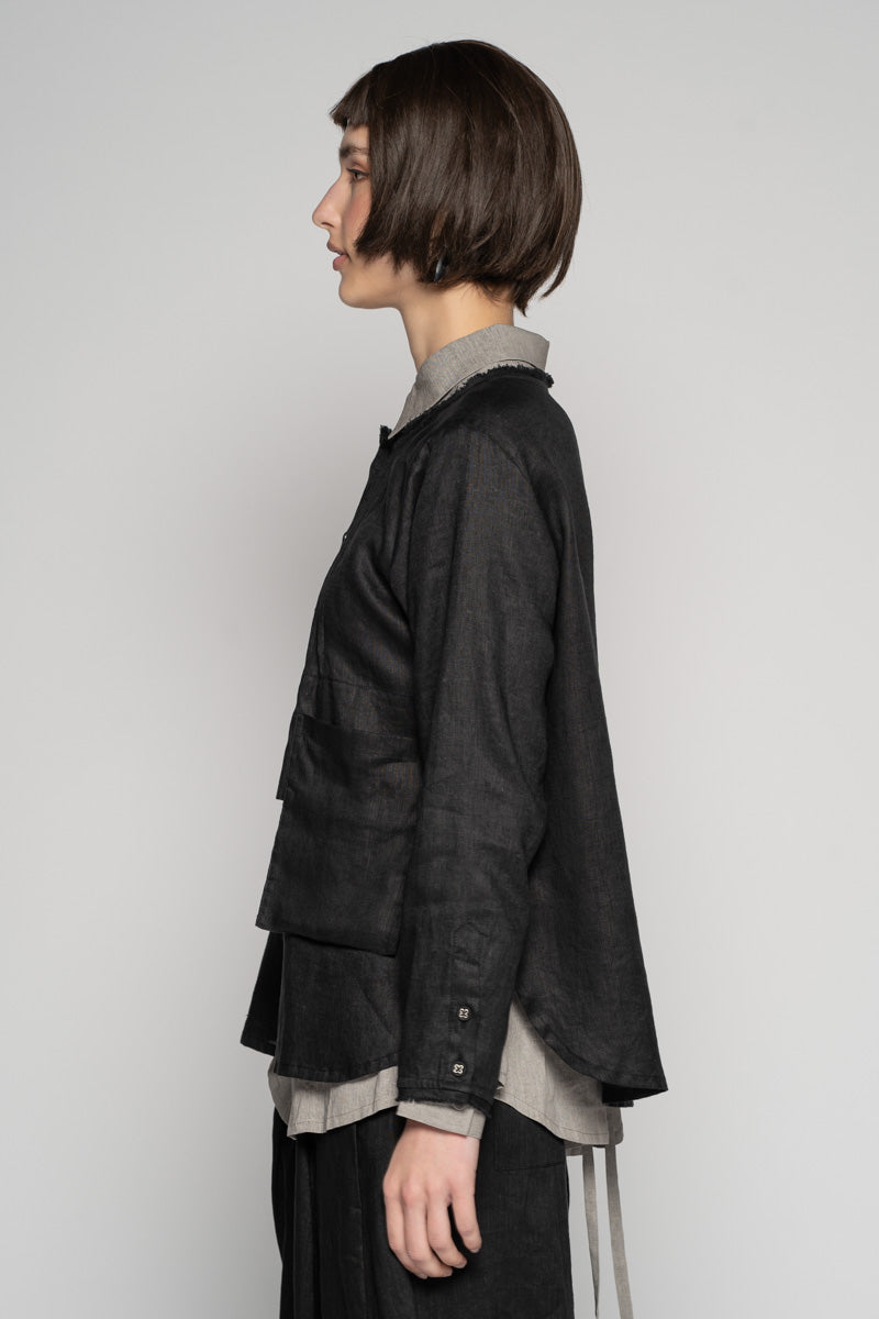 Sabi Tuck Shirt Blk