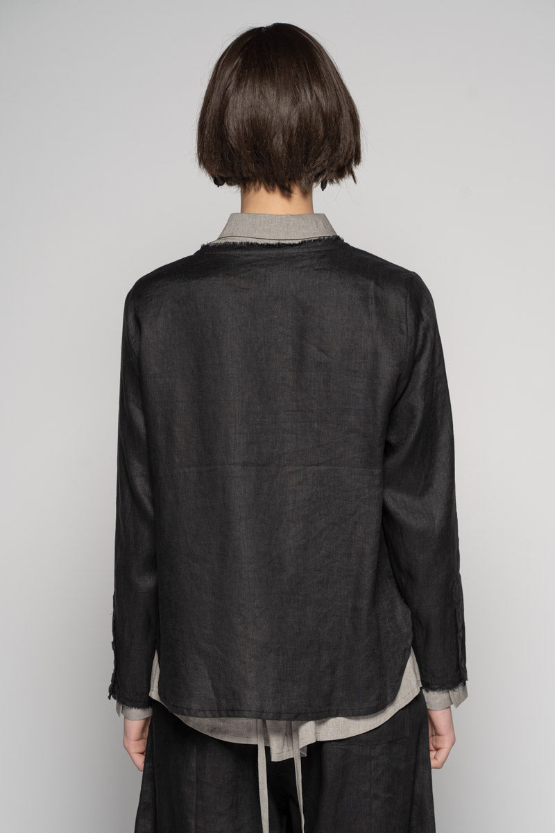 Sabi Tuck Shirt Blk