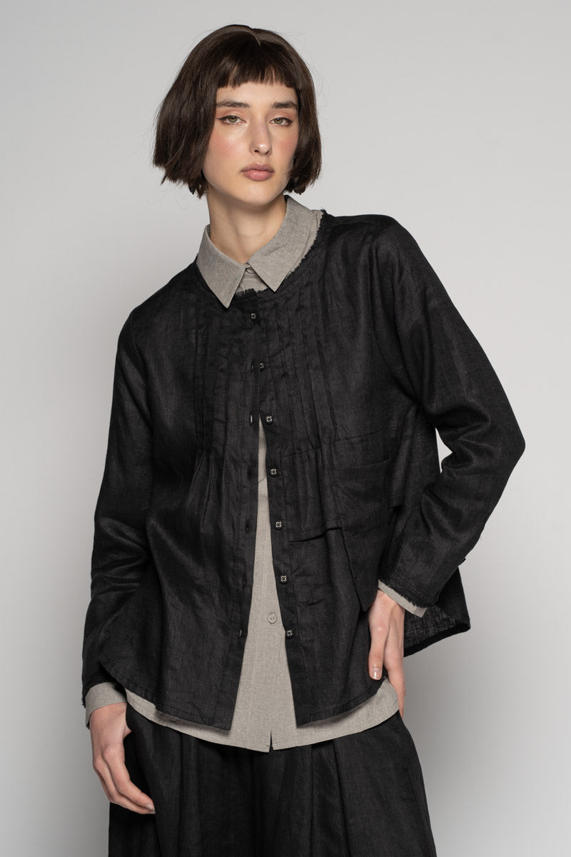Sabi Tuck Shirt Blk