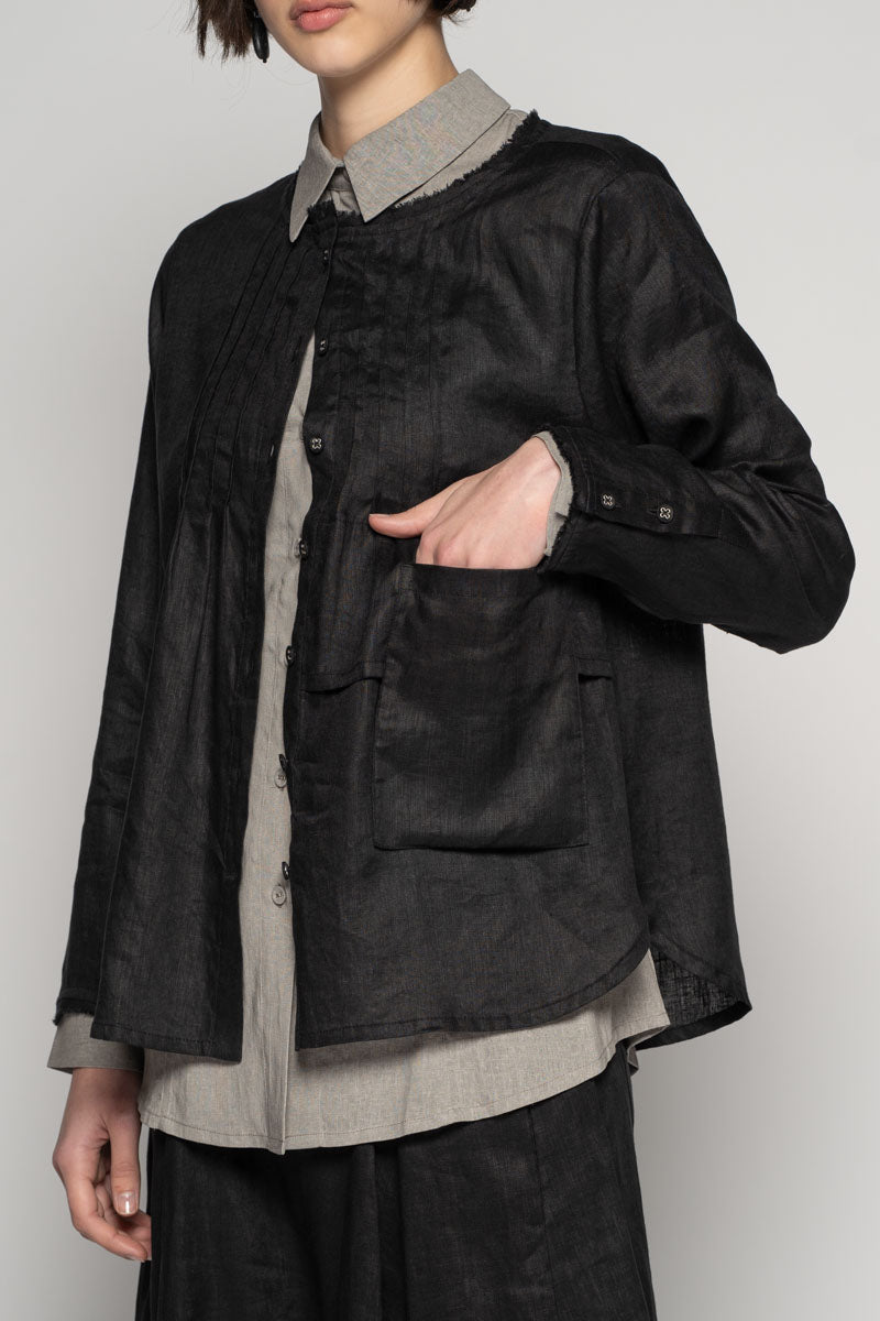 Sabi Tuck Shirt Blk