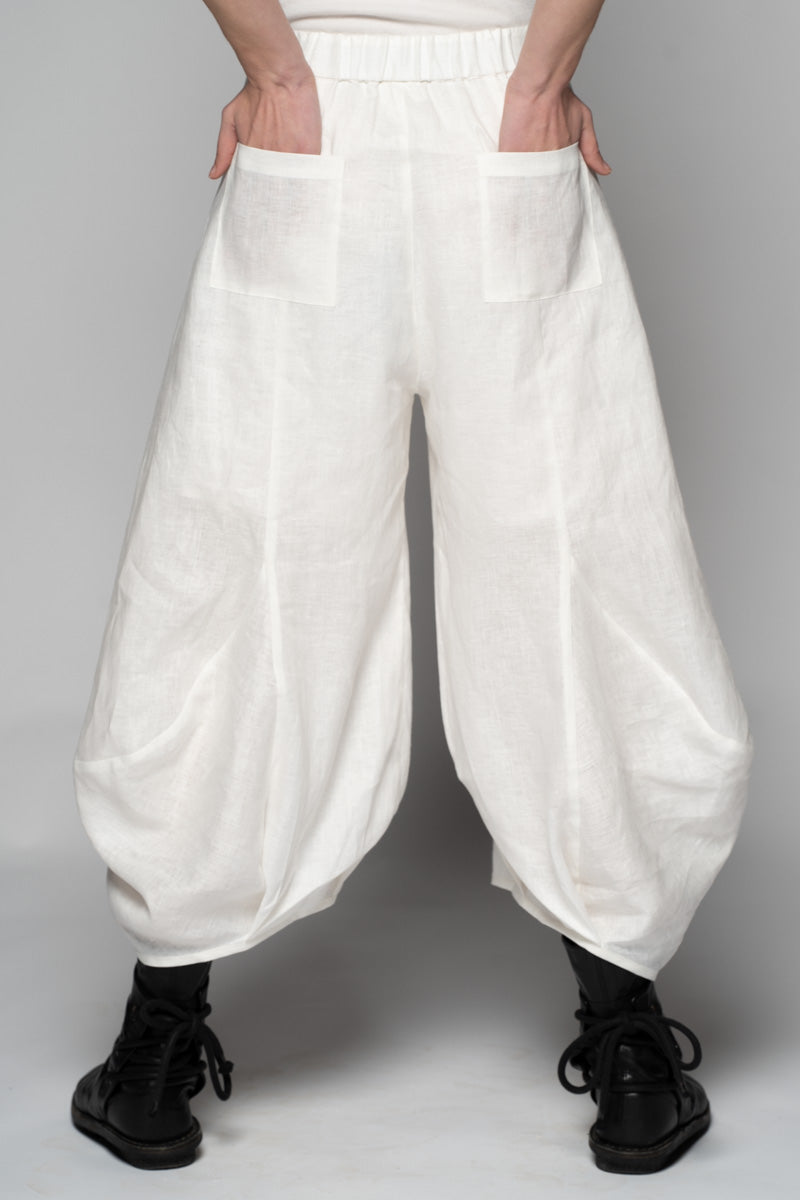 Ouna Tie Pants Wh