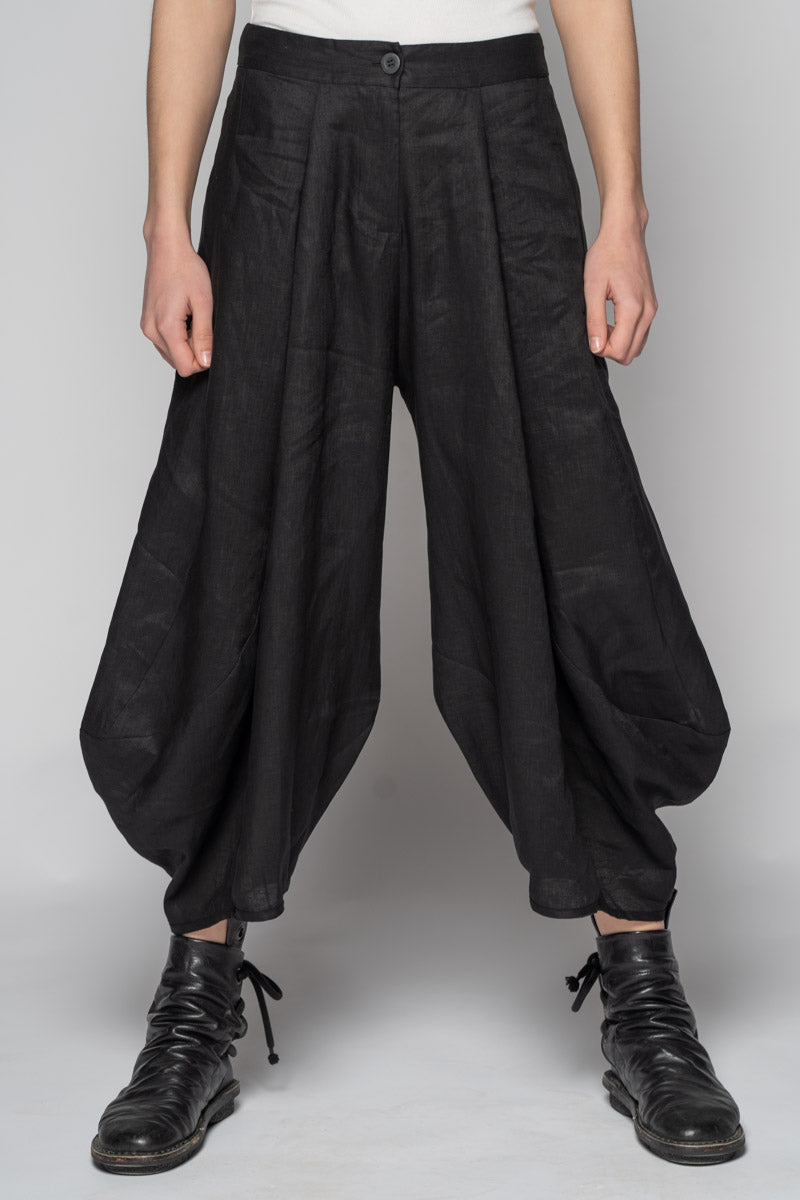 Ouna Tie Pants Blk