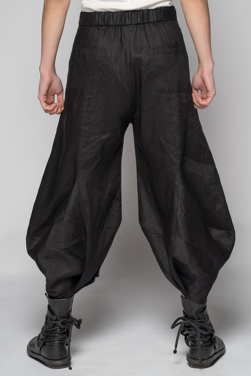 Ouna Tie Pants Blk