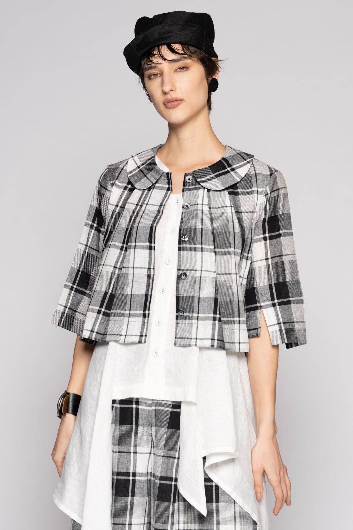 Arya Short Jacket Blk