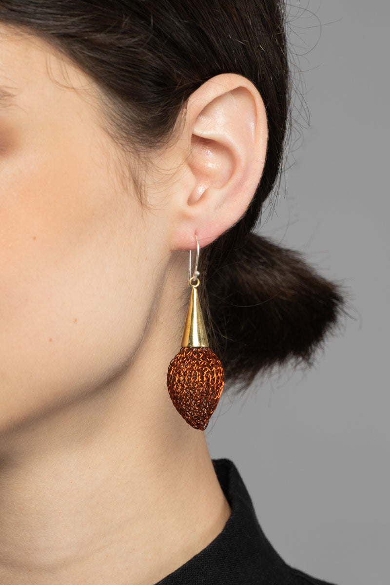 Kuri Earrings Rust