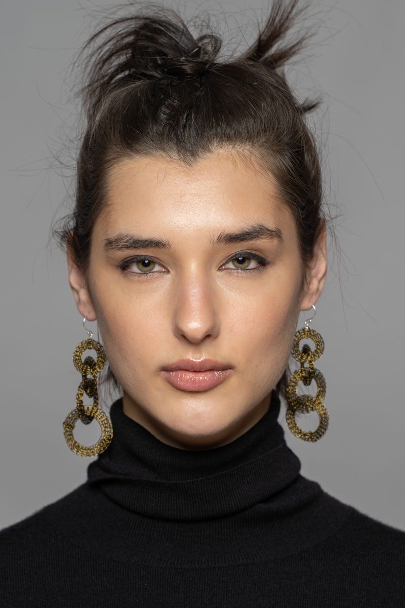 Ring Drop Earrings Antique