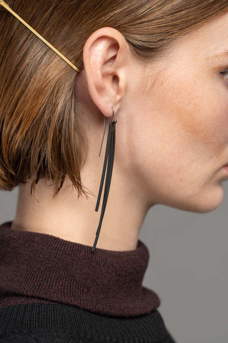 Yucca Earrings Blk