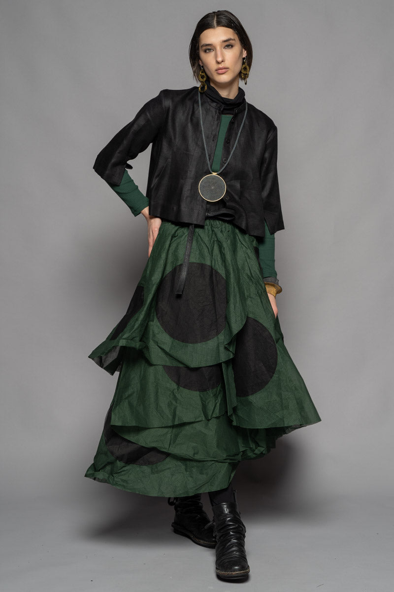 Tentou Dot Skirt Pine