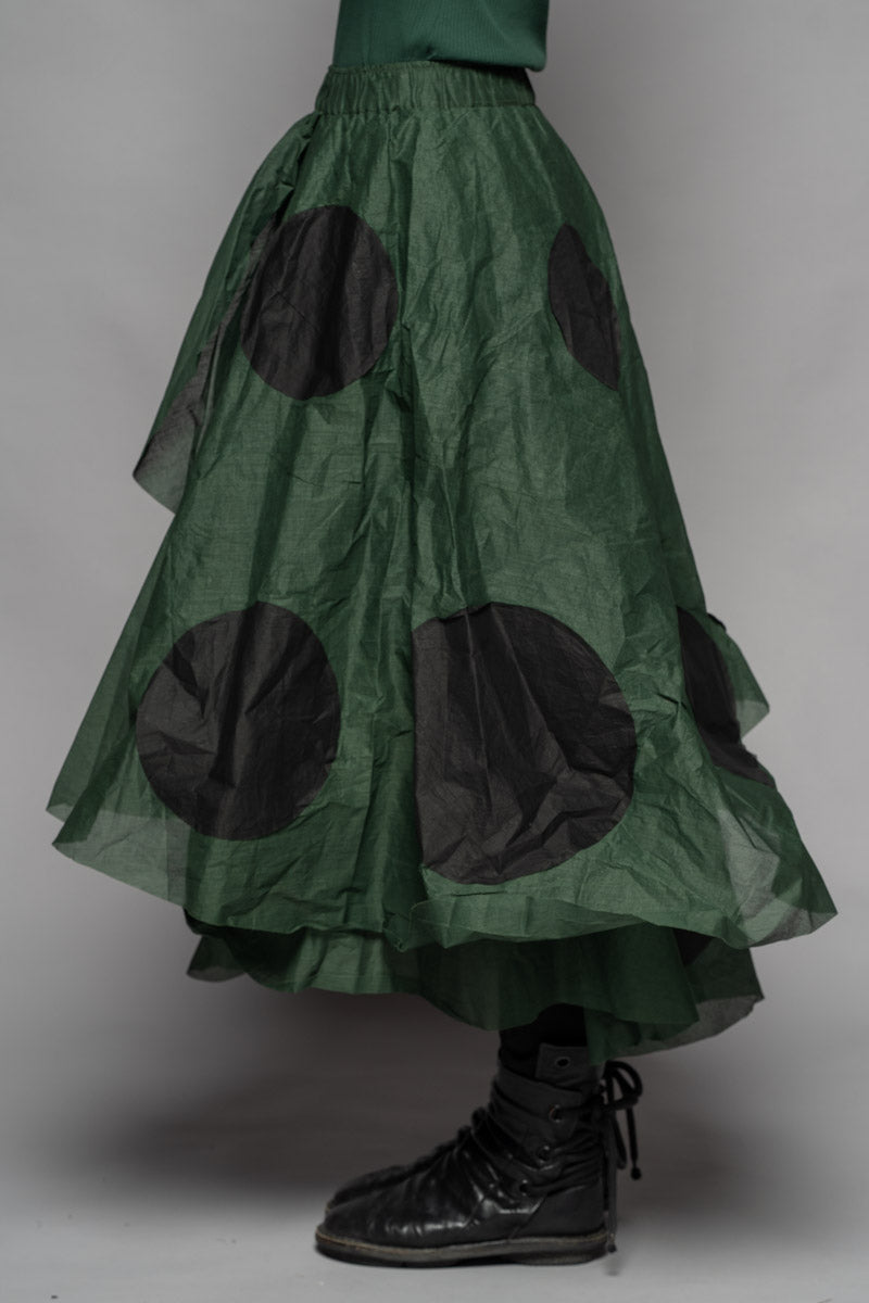 Tentou Dot Skirt Pine