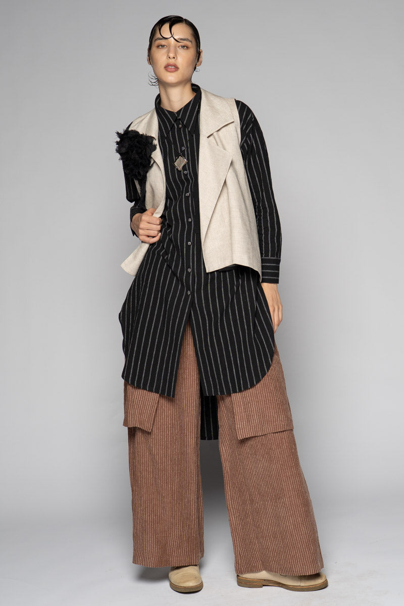 Komichi Long Shirt Blk