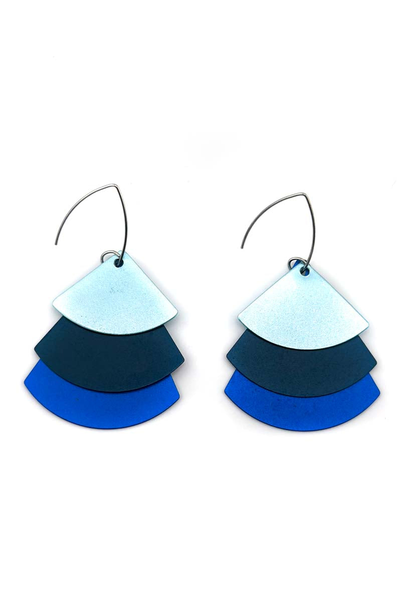 Trifan Earrings Blue