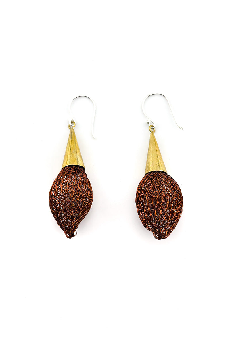 Kuri Earrings Rust