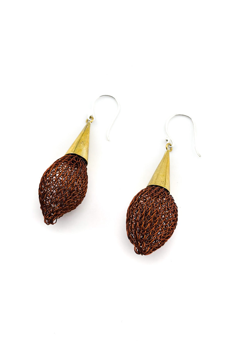 Kuri Earrings Rust