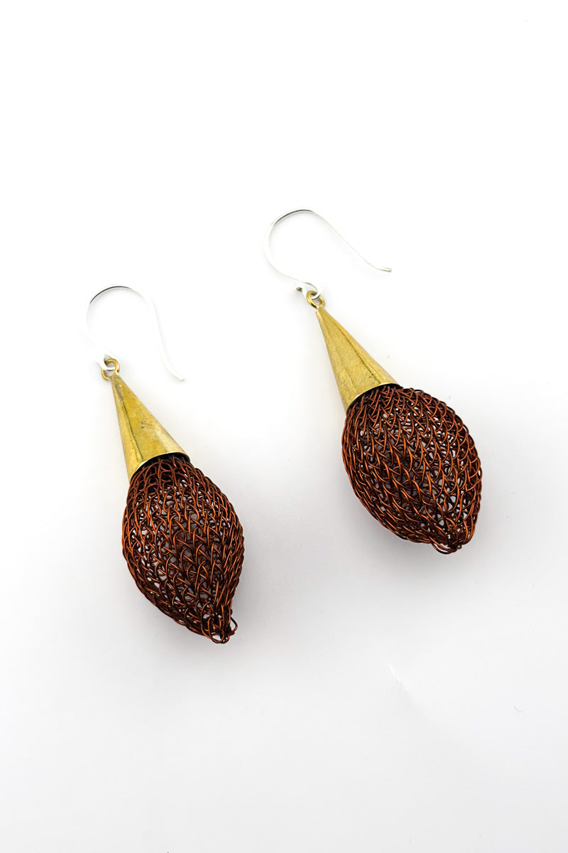 Kuri Earrings Rust