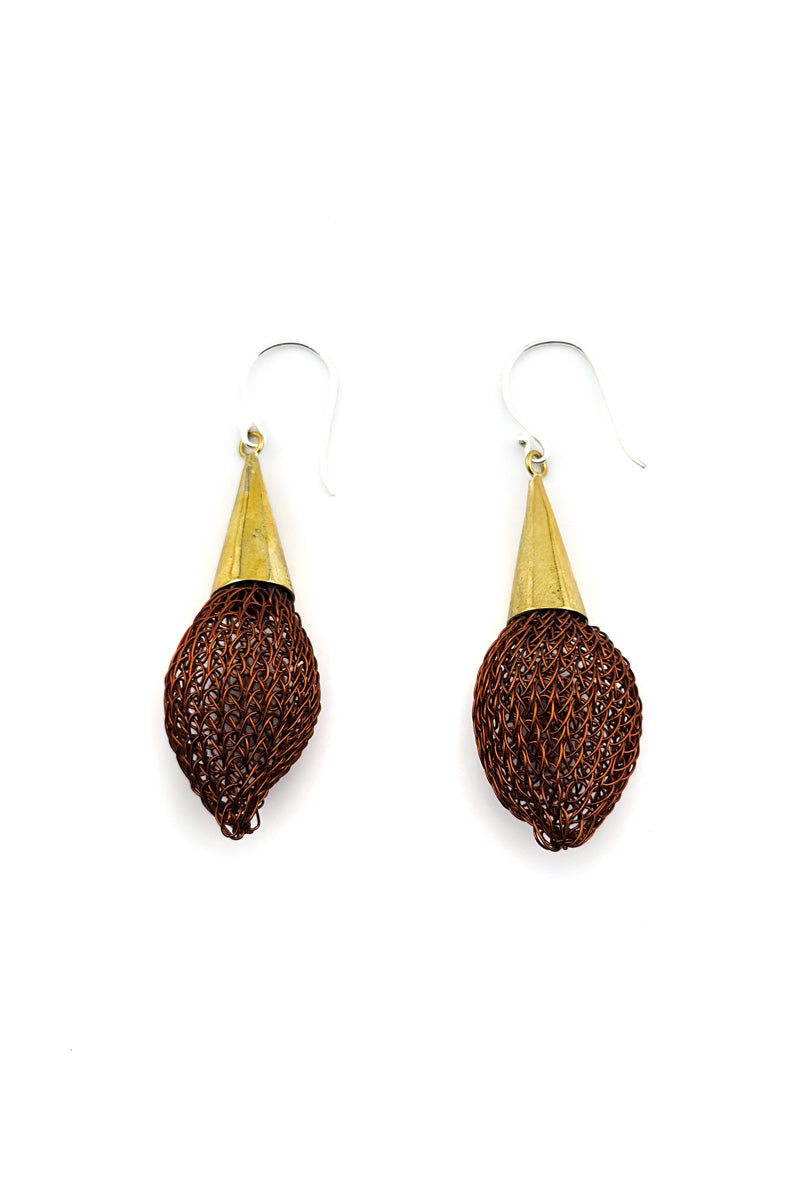 Kuri Earrings Rust