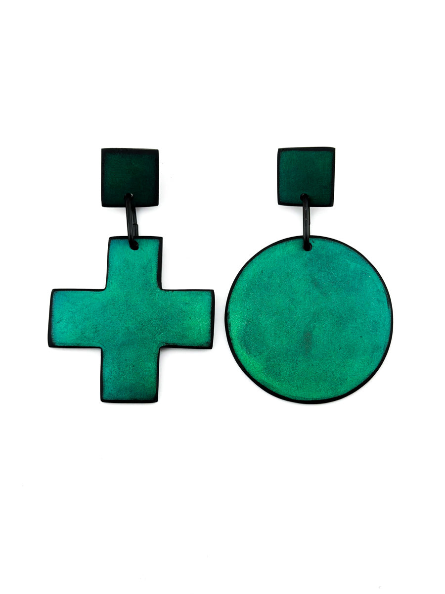 XO Earrings Teal