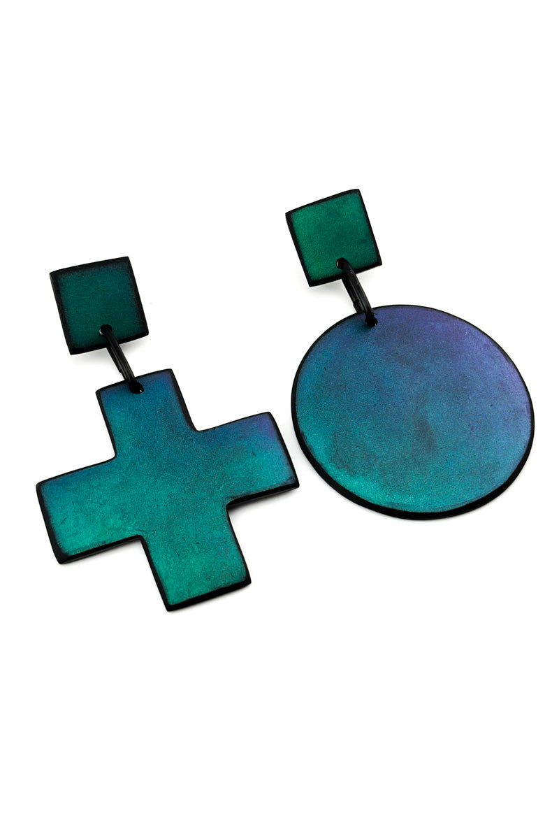 XO Earrings Teal