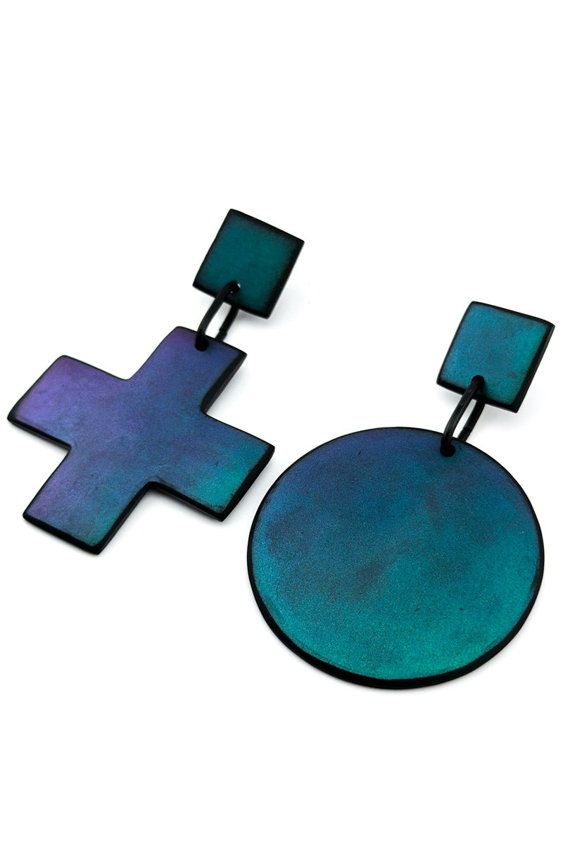 XO Earrings Teal