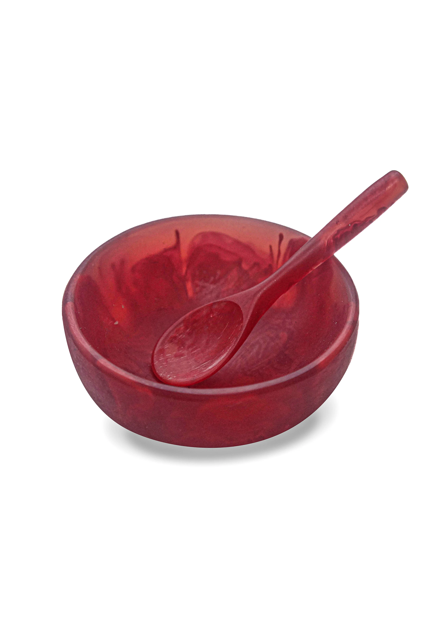 Aura Bowl & Spoon Red