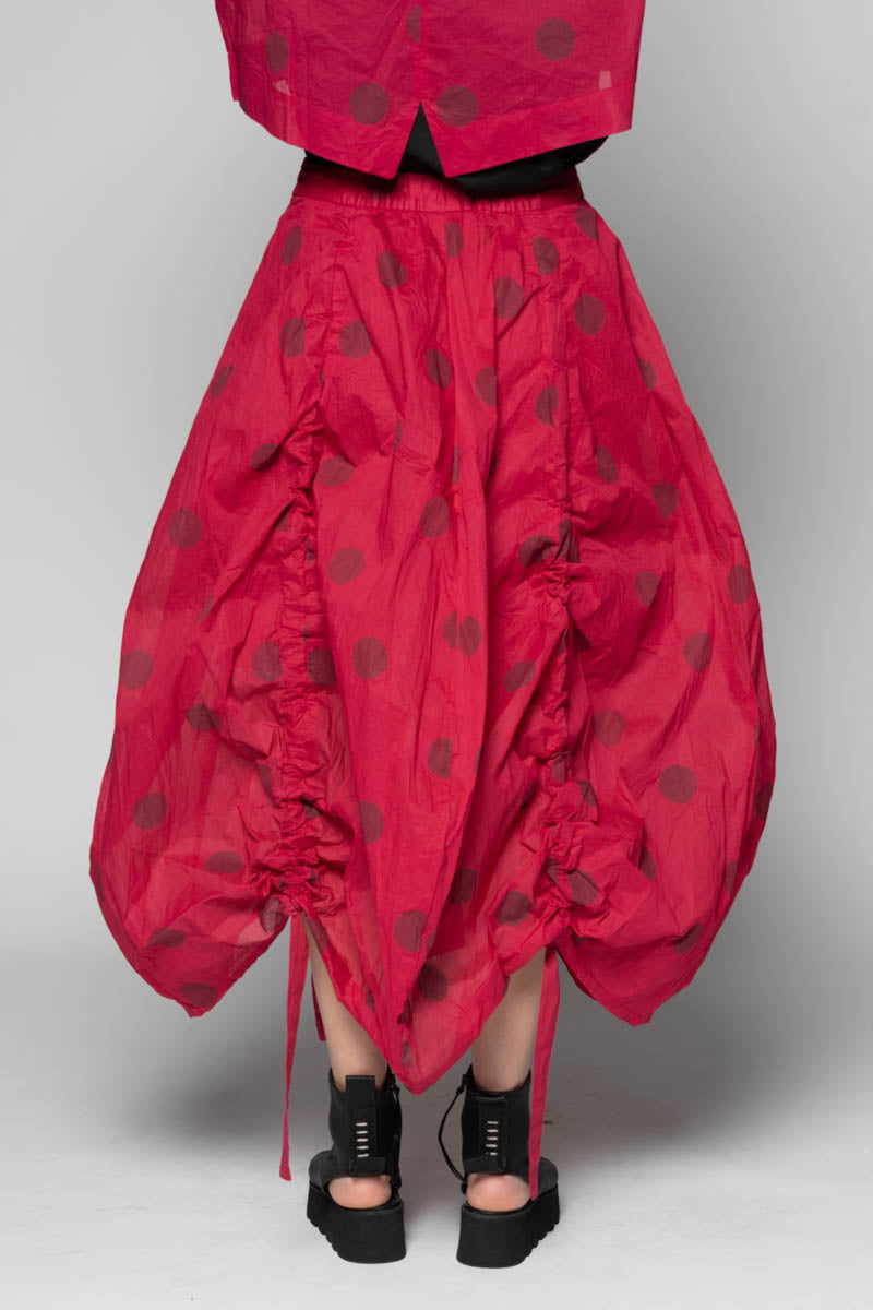 Dotto Gather Skirt Rose