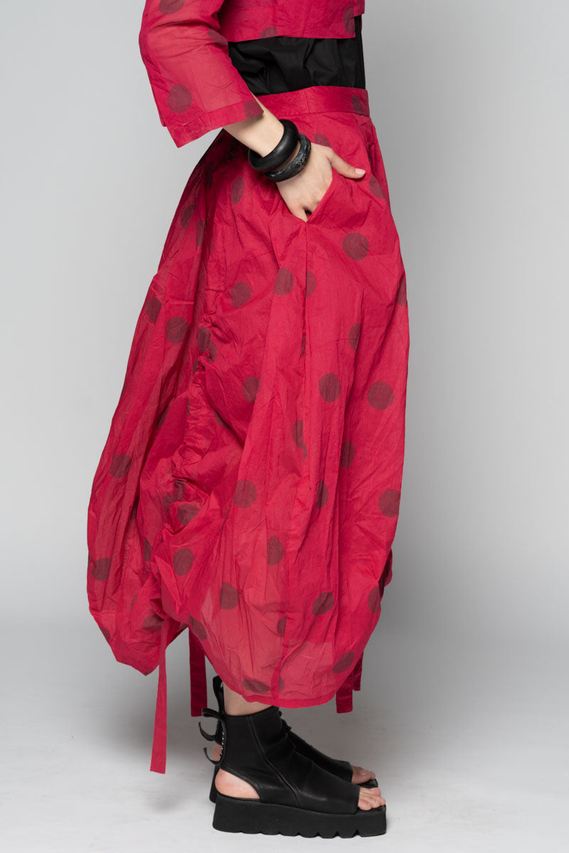 Dotto Gather Skirt Rose