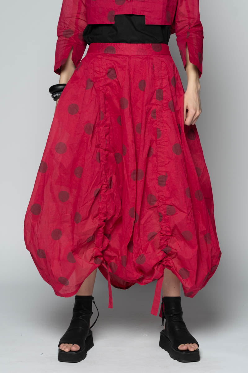 Dotto Gather Skirt Rose