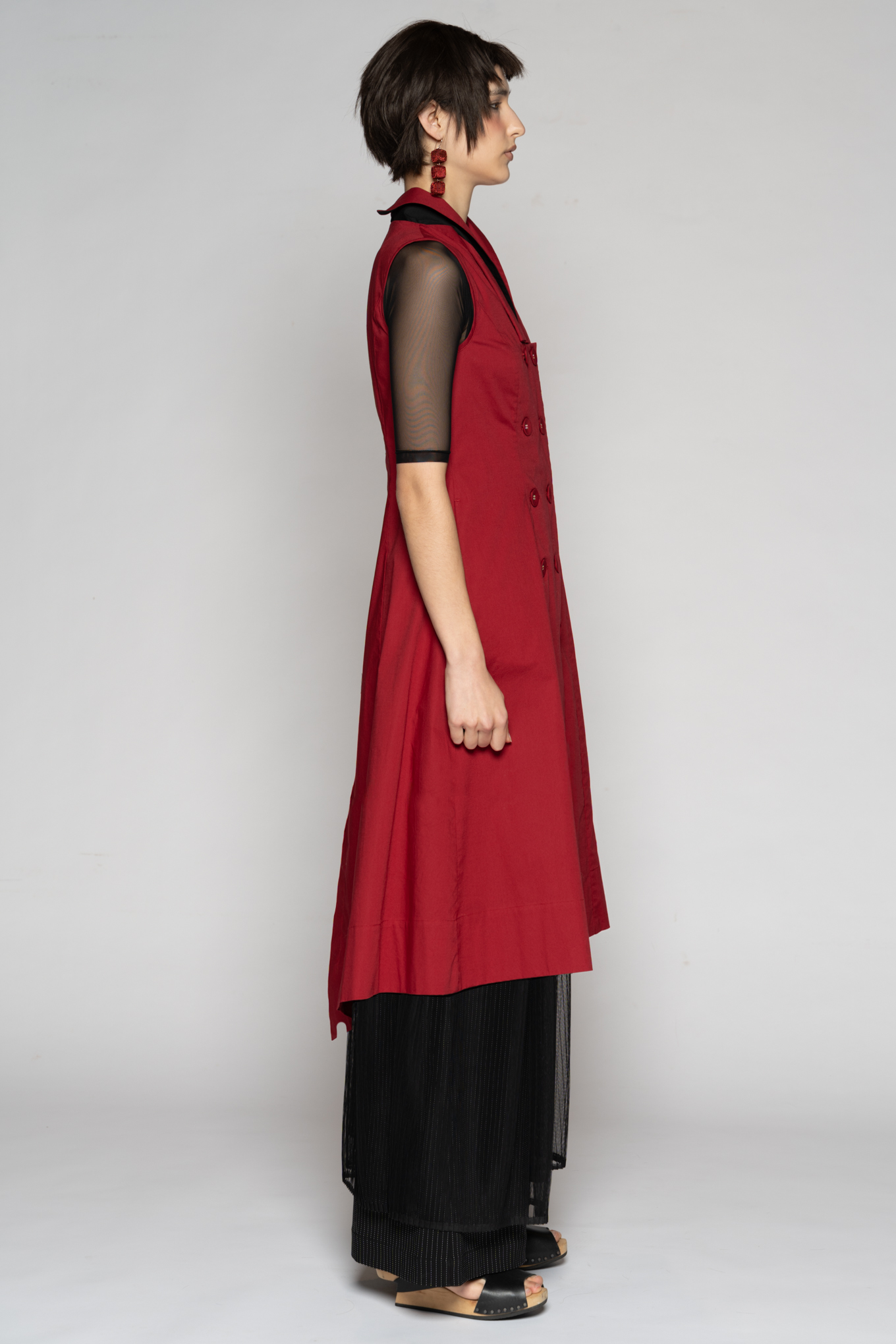 Overtone Dress Scarlet
