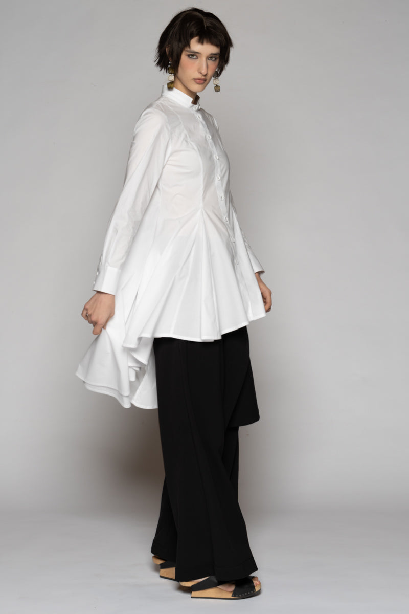Overtone Long Shirt White